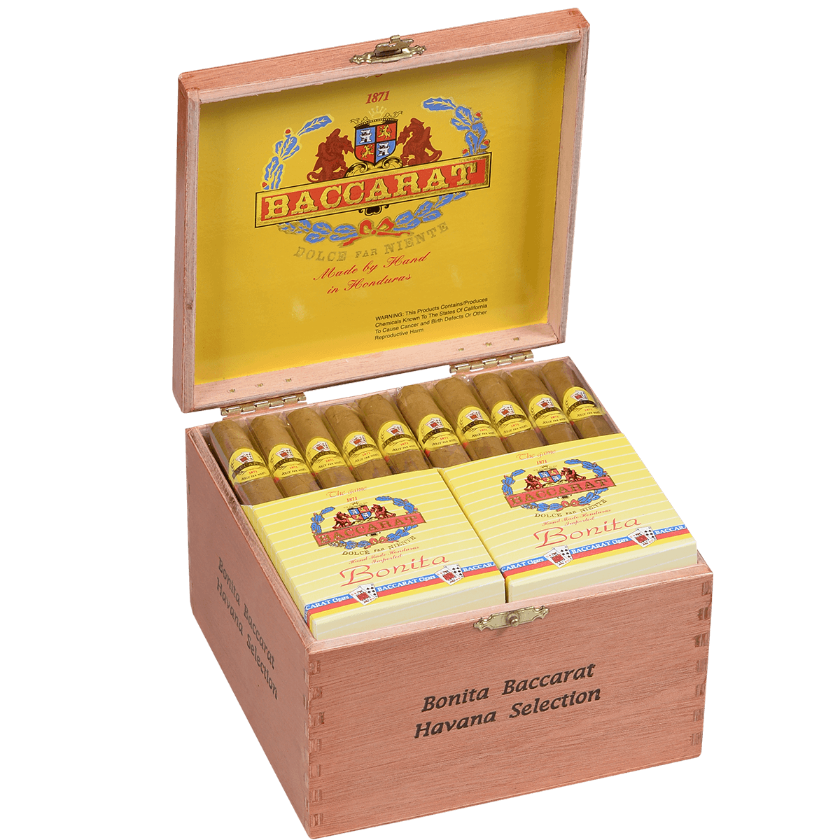 BACCARAT "THE GAME" BONITAS NATURAL 60 CT. BOX 4.50X30