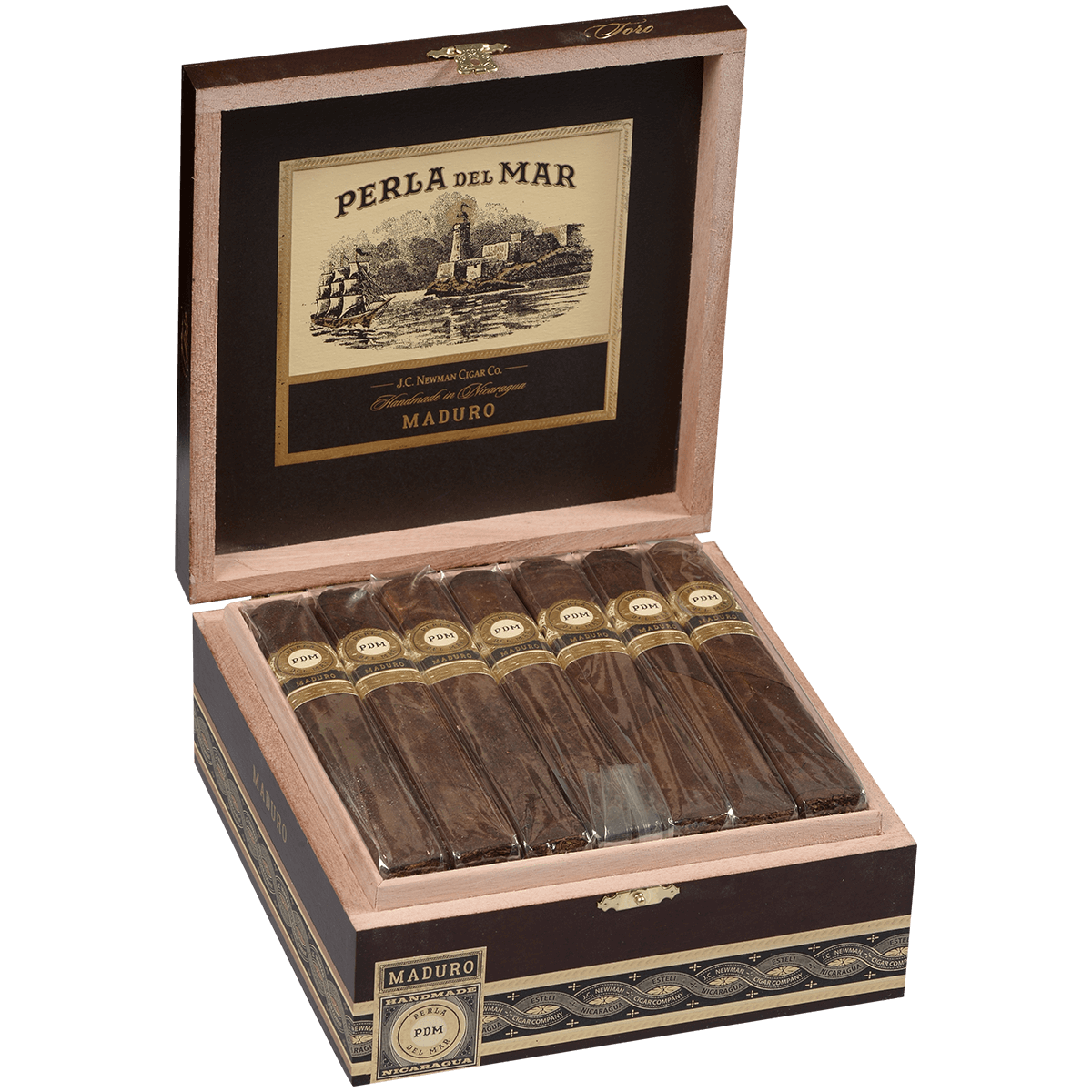 PERLA DEL MAR PERLA TORO MADURO 25 CT. BOX 6.24X52
