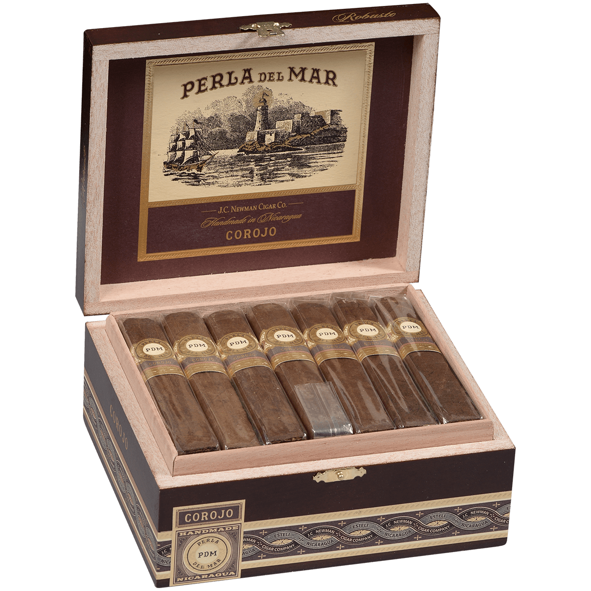 PERLA DEL MAR PERLA ROBUSTO COROJO 25 CT. BOX 4.75X52