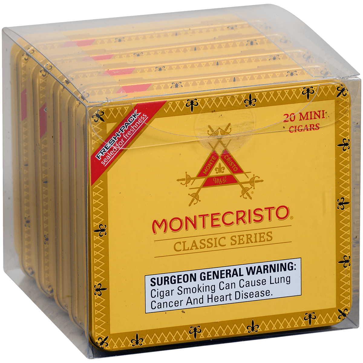 MONTECRISTO CLASSIC MINI 5/20 CT. TINS 2.875X20