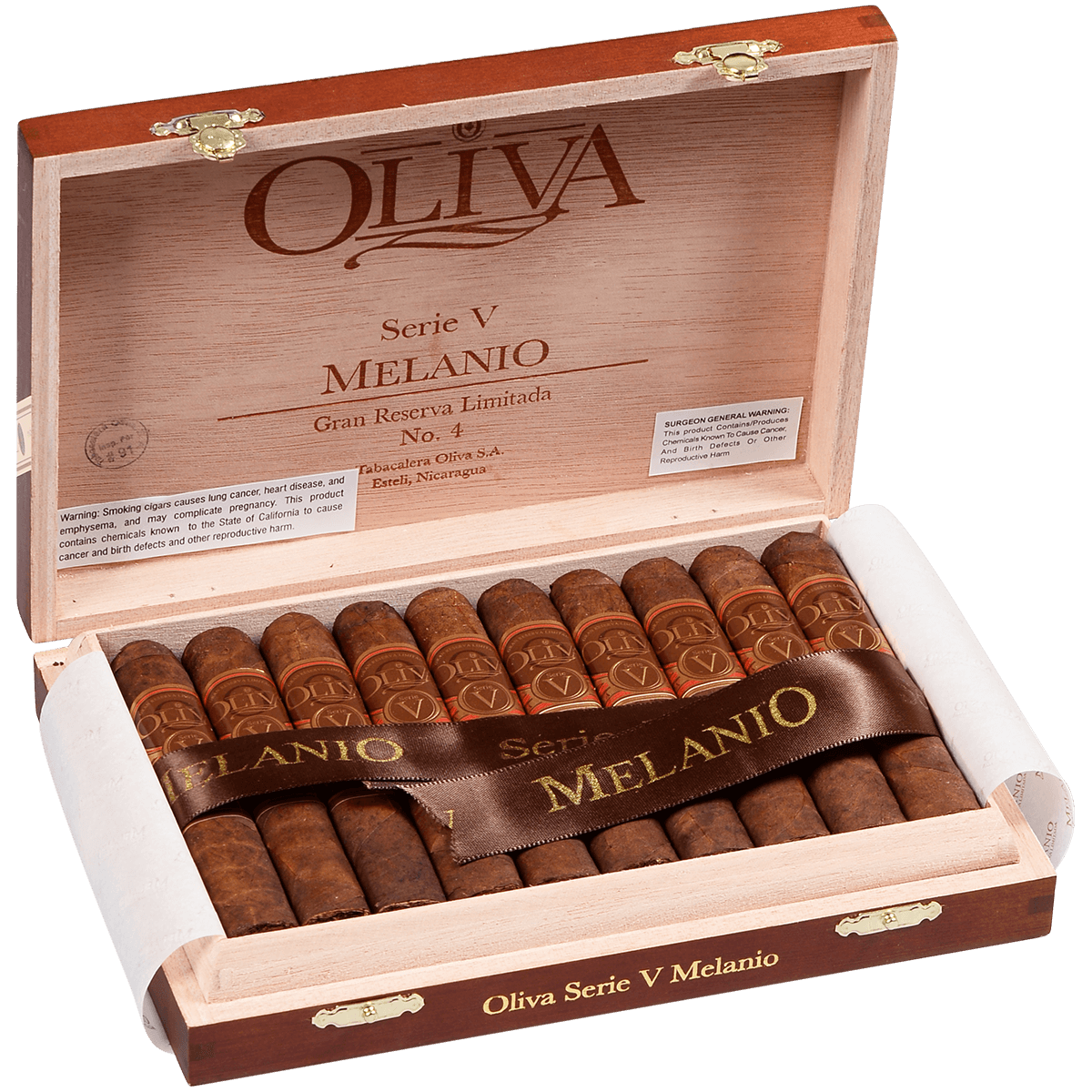 OLIVA SERIE V MELANIO PETIT CORONA #4 10 CT. BOX 4.50X46