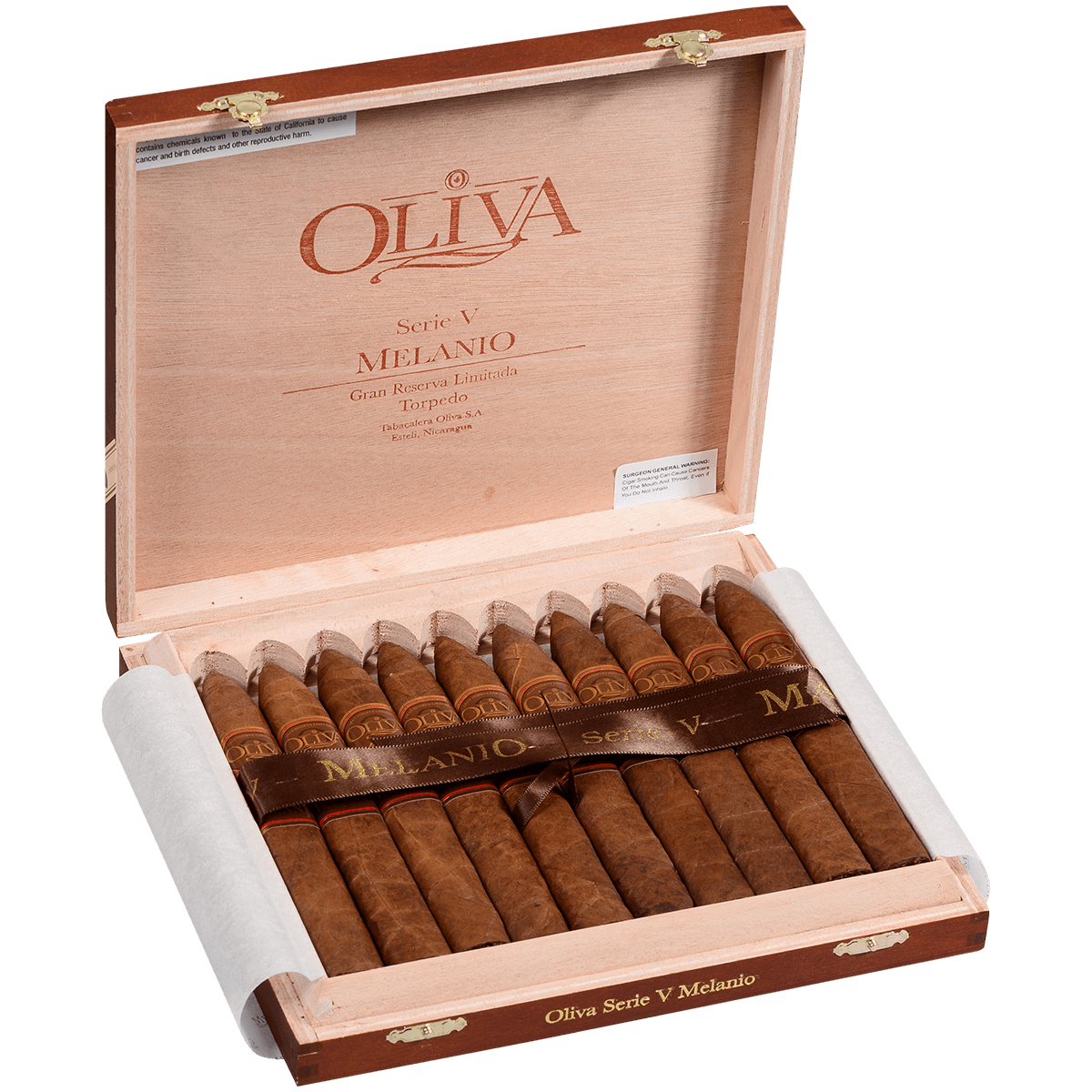 OLIVA SERIE V MELANIO TORPEDO 10 CT. BOX 6.50X52