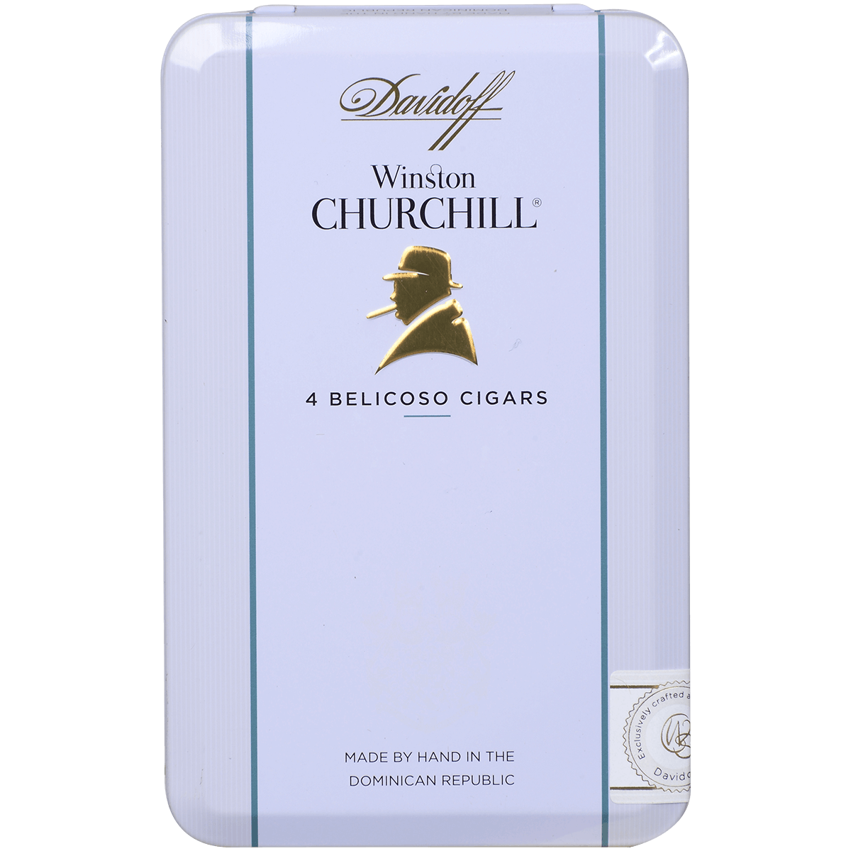 DAVIDOFF WINSTON CHURCHILL BELICOSO 20 CT. 5/4 TINS 4.50X46
