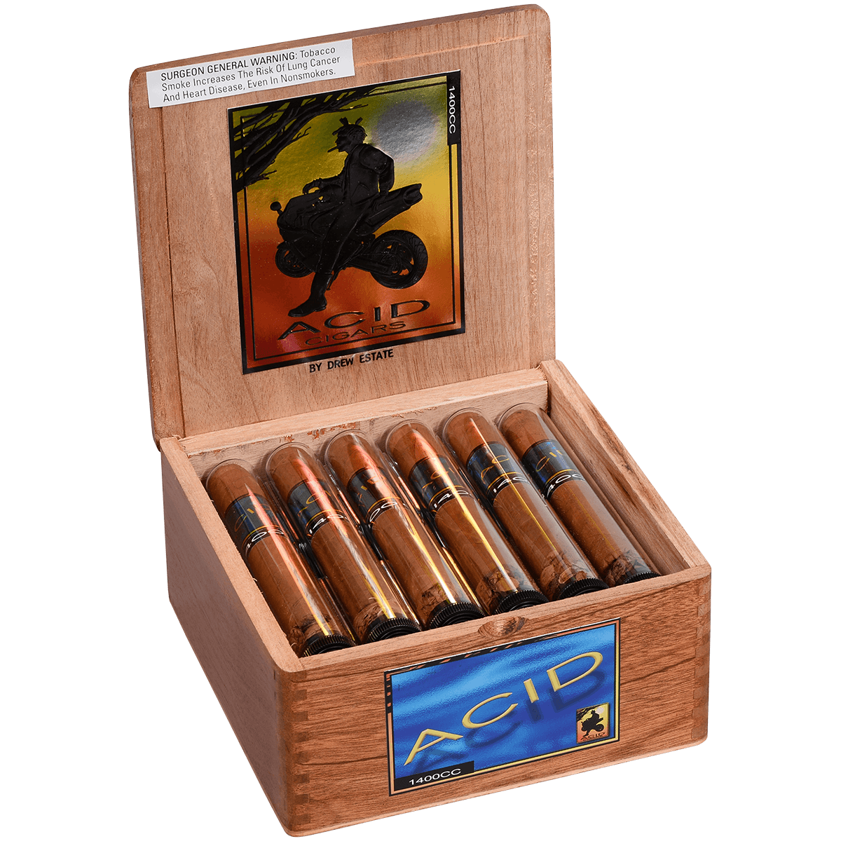 ACID 1400CC GLASS TUBES 18 CT. BOX 5.00X50