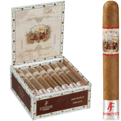 NEW WORLD CONNECTICUT BY AJ FERNANDEZ TORO 20 CT. BOX 6.00X52