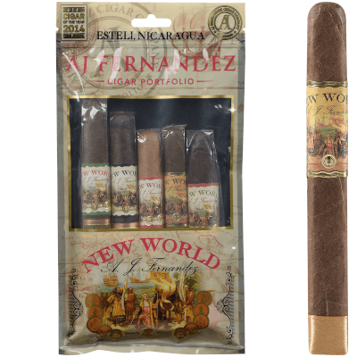 NEW WORLD BY AJ FERNANDEZ 5 CT. SAMPLER FRESH PACK