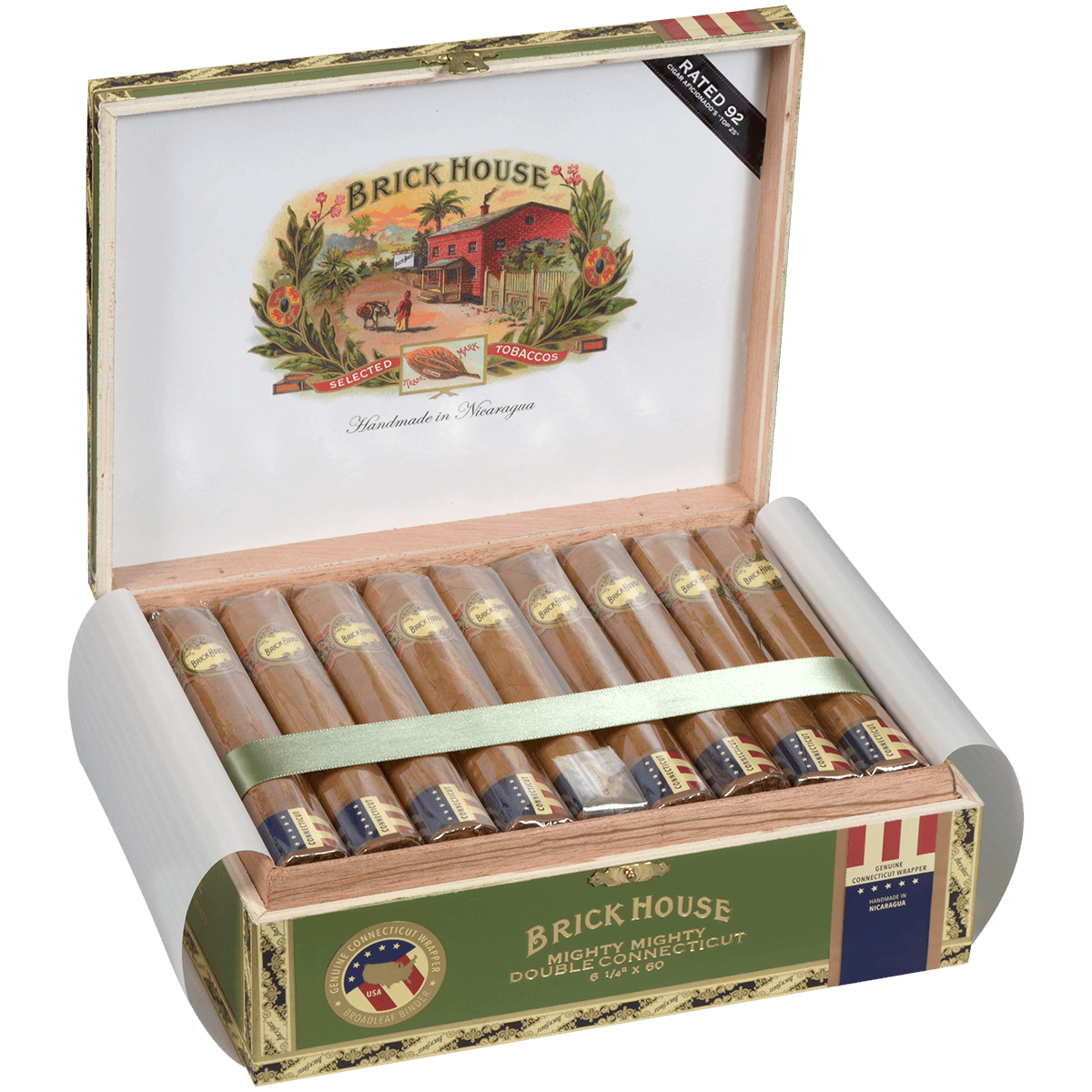 BRICK HOUSE DOUBLE CONNECTICUT MIGHTY MIGHTY 25 CT. BOX 6.25X60