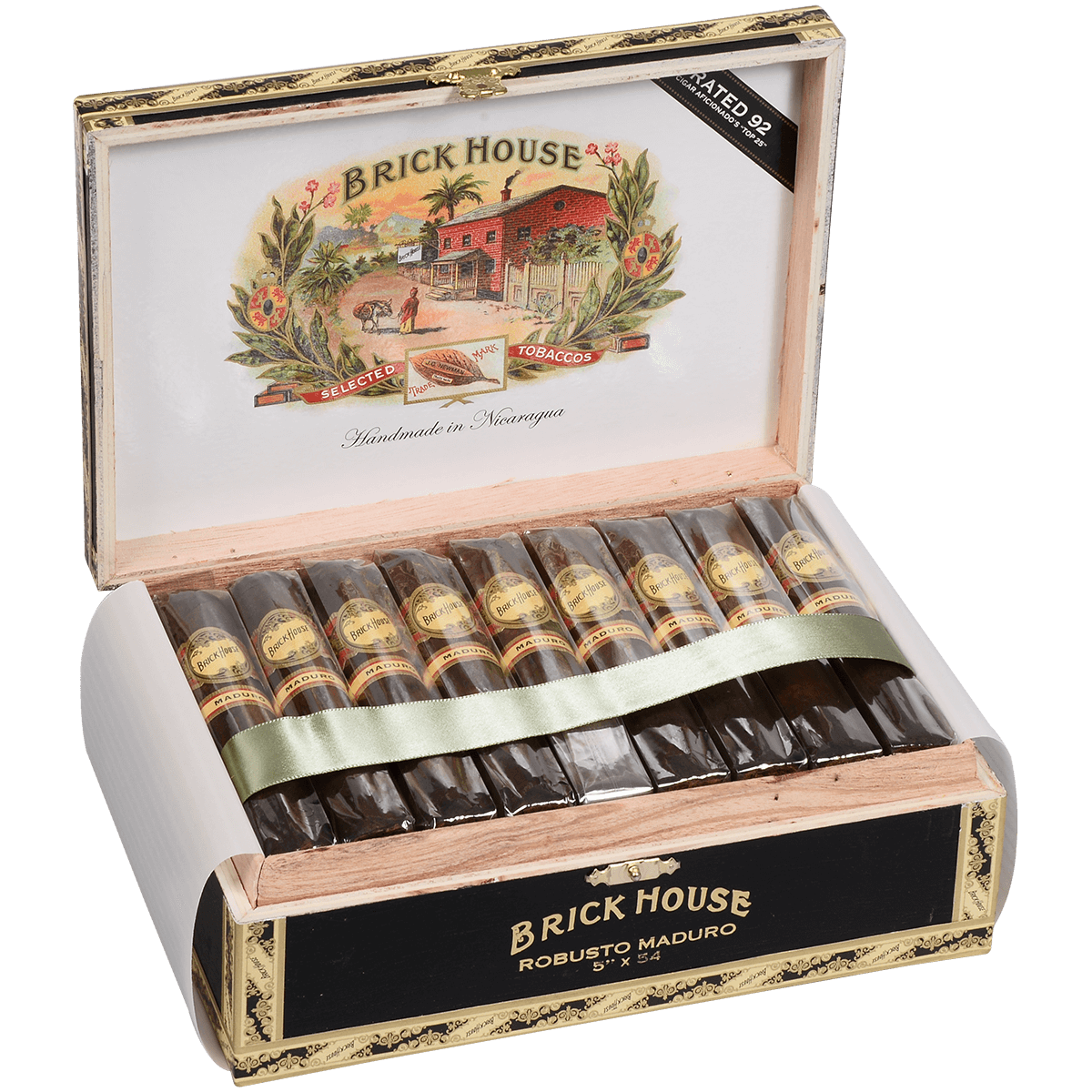 BRICK HOUSE MADURO ROBUSTO 25 CT. BOX 5.00X54