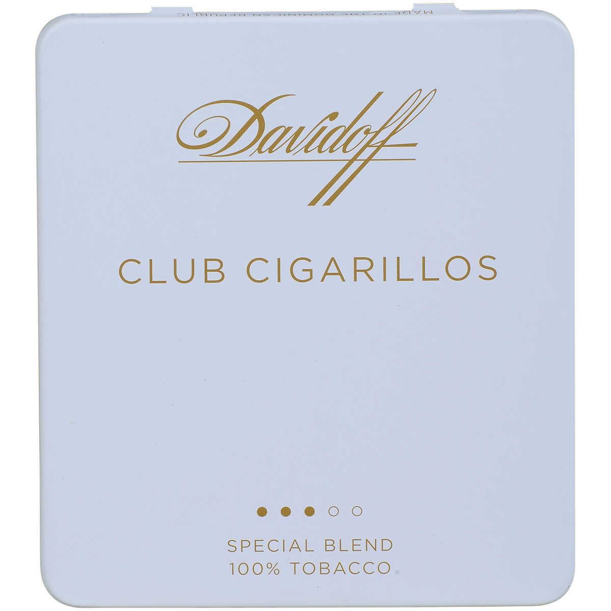 DAVIDOFF MINI CLUB CIGARILLO 5/10 TINS 4.00X23