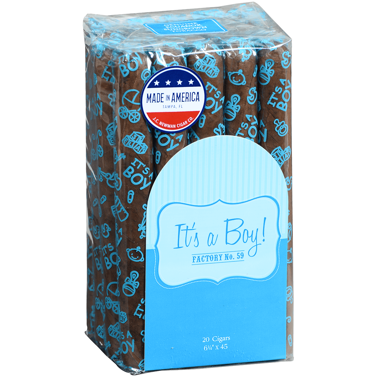 FACTORY THROWOUTS NO 59 "IT'S A BOY" 20 CT. BUNDLE 6.25X45