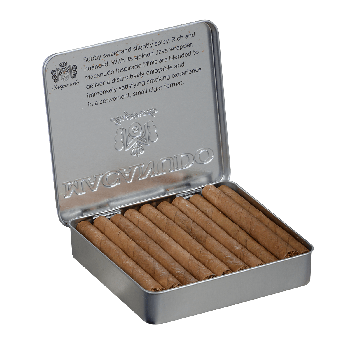 MACANUDO INSPIRADO WHITE MINIS 5/20 CT. TINS 3.00X20