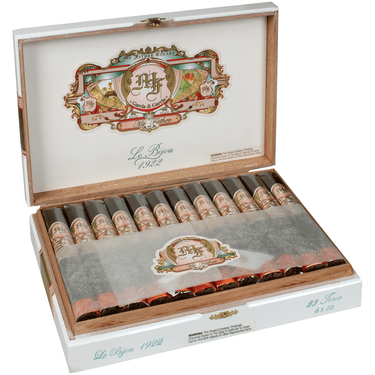 MY FATHER LE BIJOU 1922 TORO 23 CT. BOX 6.00X52