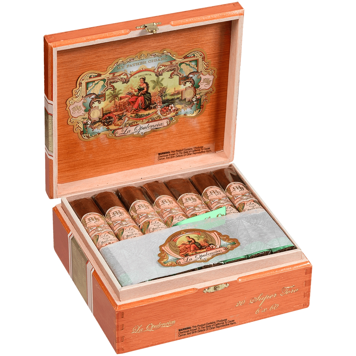 MY FATHER LA OPULENCIA SUPER TORO 20 CT. BOX 6.00X60