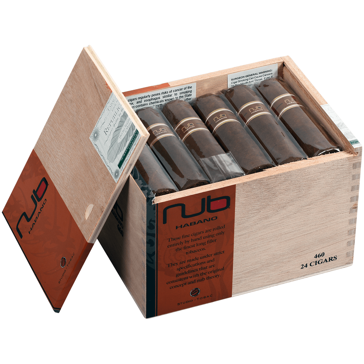 NUB HABANO 460 24 CT. BOX 4.00X60