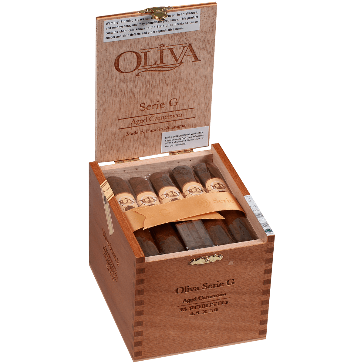 OLIVA SERIE G CAMEROON ROBUSTO 25 CT. BOX 4.50X50