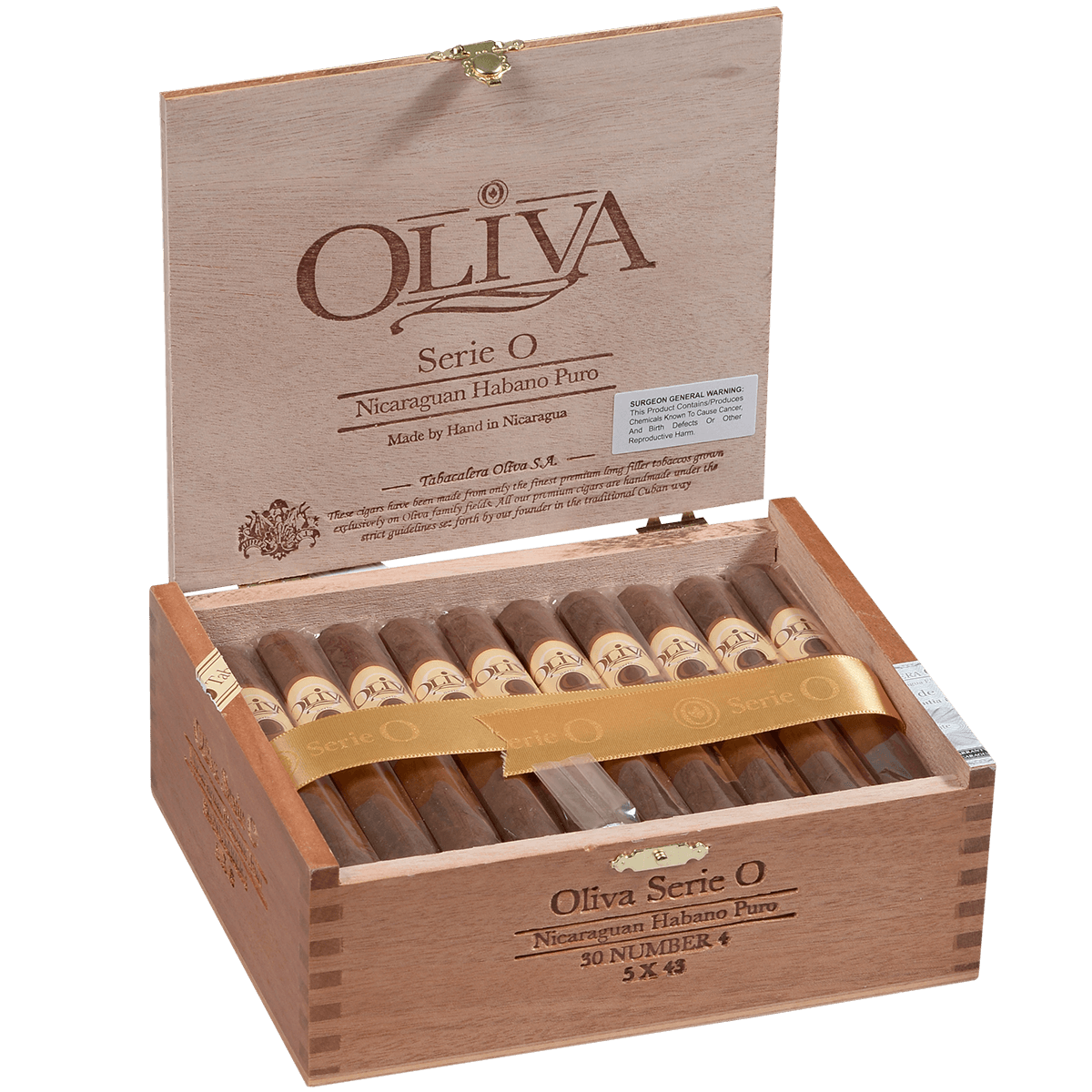 OLIVA SERIE O #4 30 CT. BOX 5.00X43