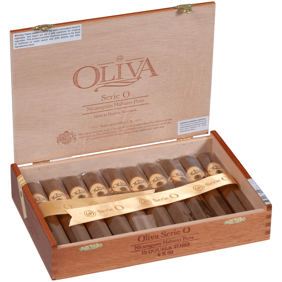 OLIVA SERIE O DOUBLE TORO 10 CT. BOX 6.00X60