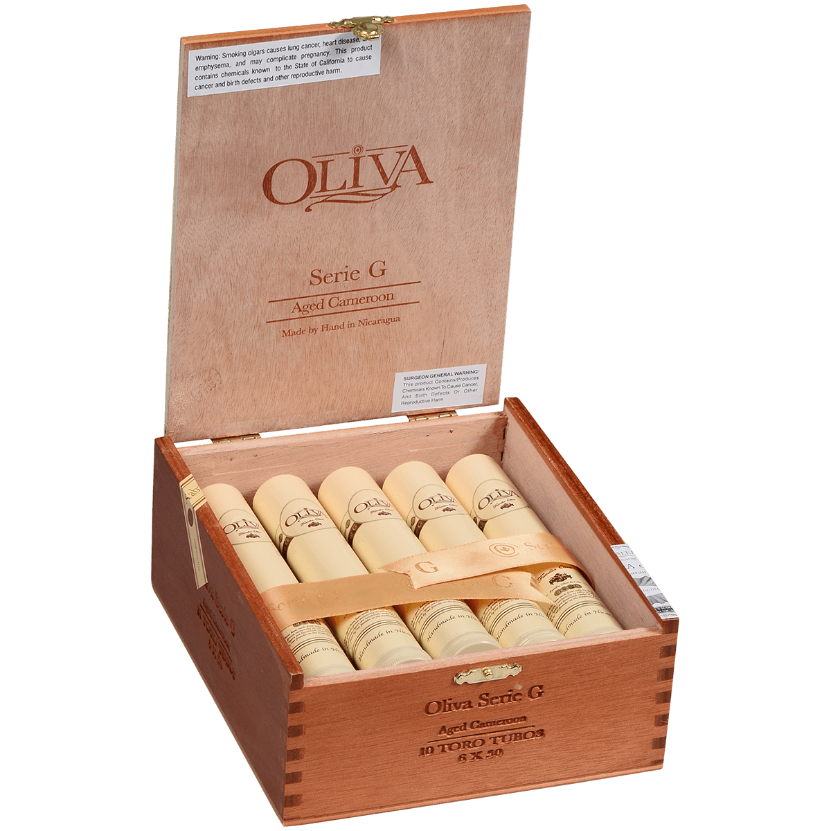 OLIVA SERIE O TORO TUBOS 10 CT. BOX 6.00X50