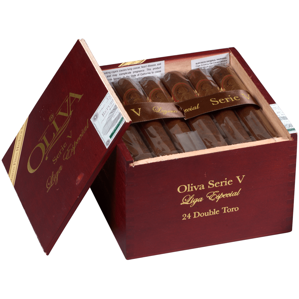 OLIVA LIGA ESPECIAL SERIE V DOUBLE TORO 24 CT. BOX 6.00X60