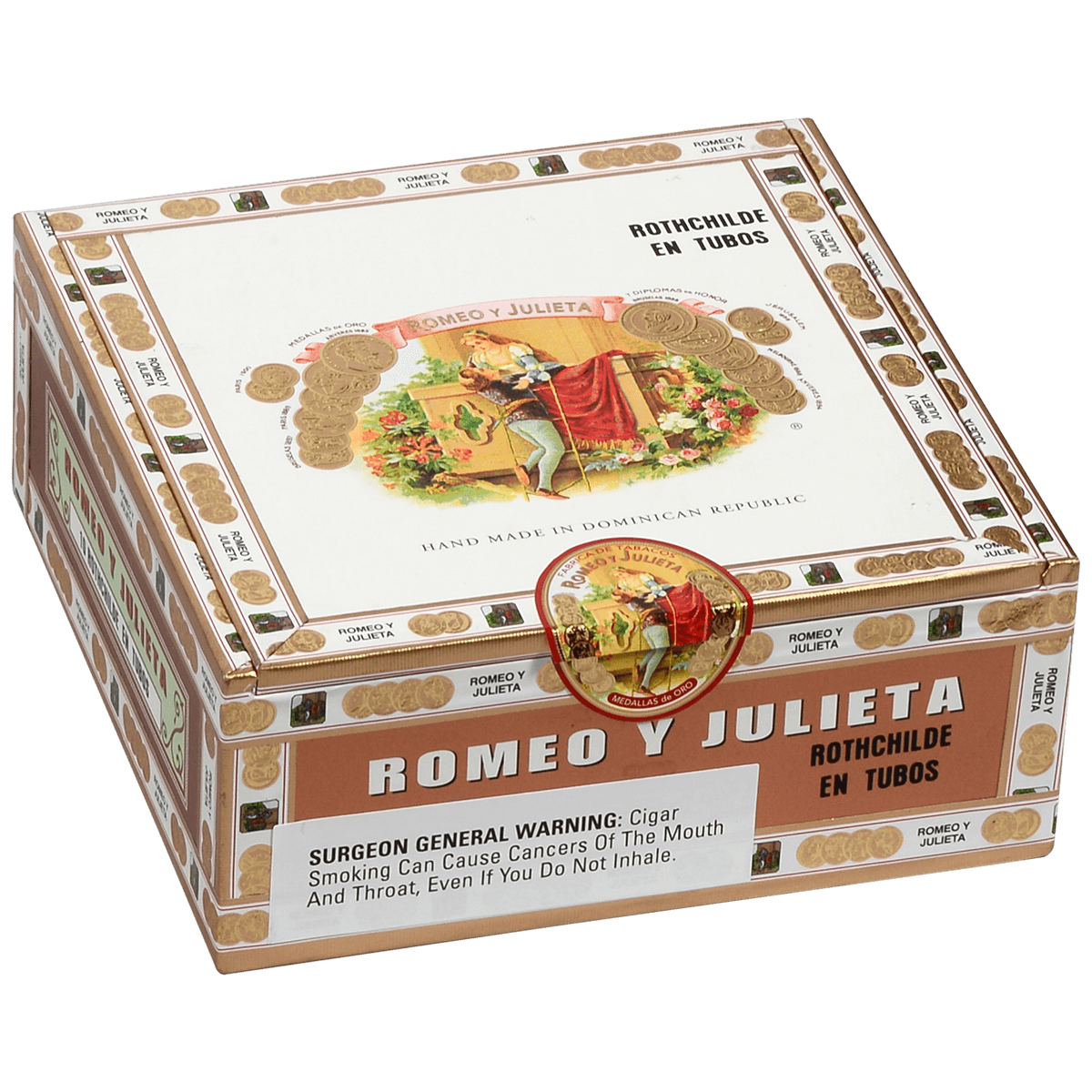 ROMEO Y JULIETA 1875 ROTHSCHILDE TUBOS EMS 10 CT. BOX 5.00X50