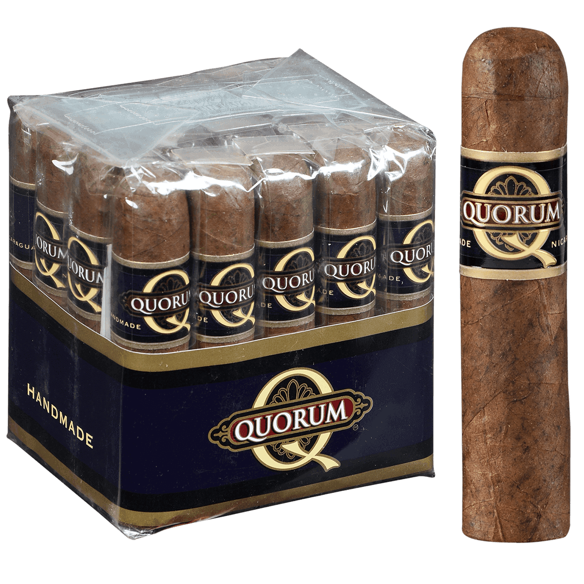 QUORUM CLASSIC SHORT ROBUSTO 20 CT. BUNDLE 3.50X50