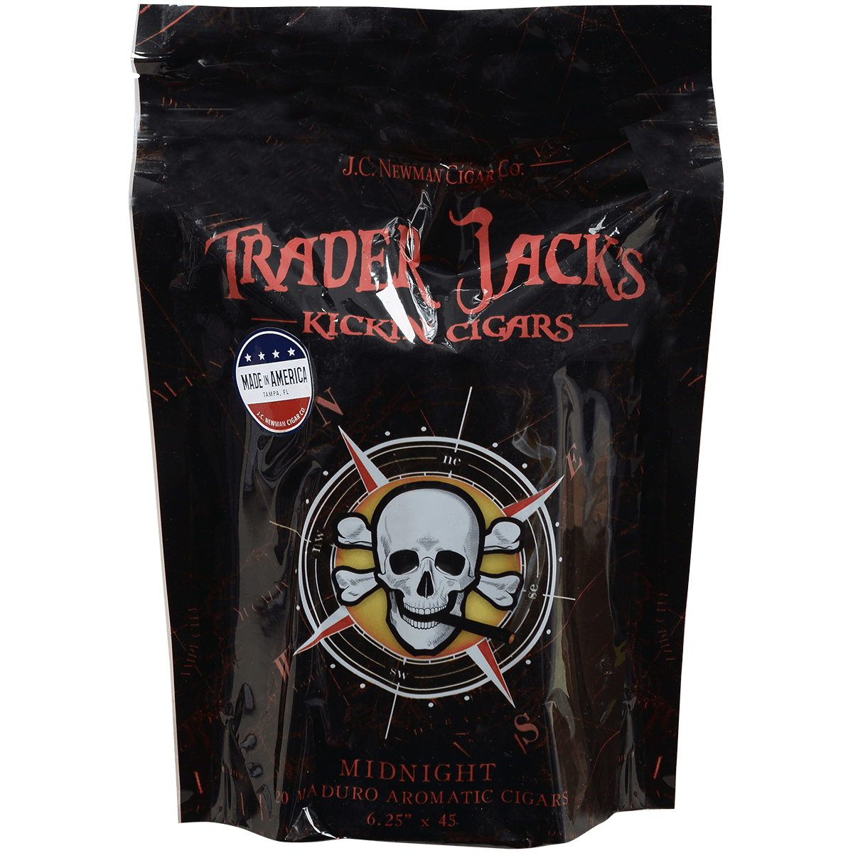 TRADER JACK'S MIDNIGHT 20 CT. RESEALABLE BAG 6.25X