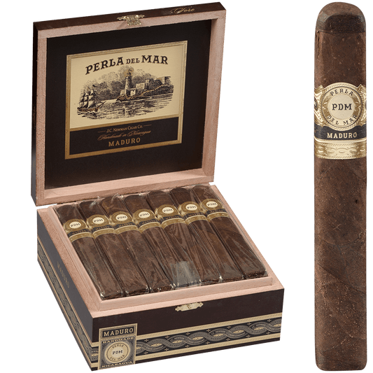 PERLA DEL MAR PERLA TORO MADURO 25 CT. BOX 6.24X52