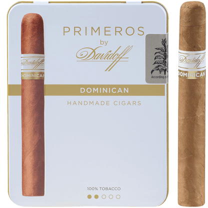DAVIDOFF PRIMEROS DOMINICAN CLASSIC 5/6 CT. TINS 4.125X34