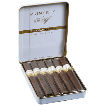 DAVIDOFF PRIMEROS DOMINICAN MADURO 5/6 CT. TINS 4.125X34