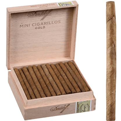 DAVIDOFF MINI CIGARILLO GOLD 50 CT. BOX 3.50X20