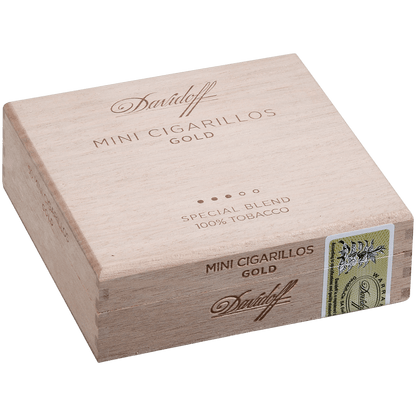 DAVIDOFF MINI CIGARILLO GOLD 50 CT. BOX 3.50X20