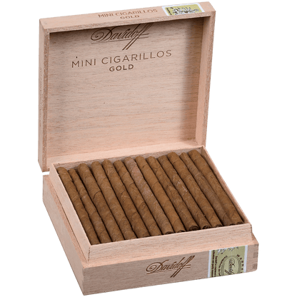 DAVIDOFF MINI CIGARILLO GOLD 50 CT. BOX 3.50X20