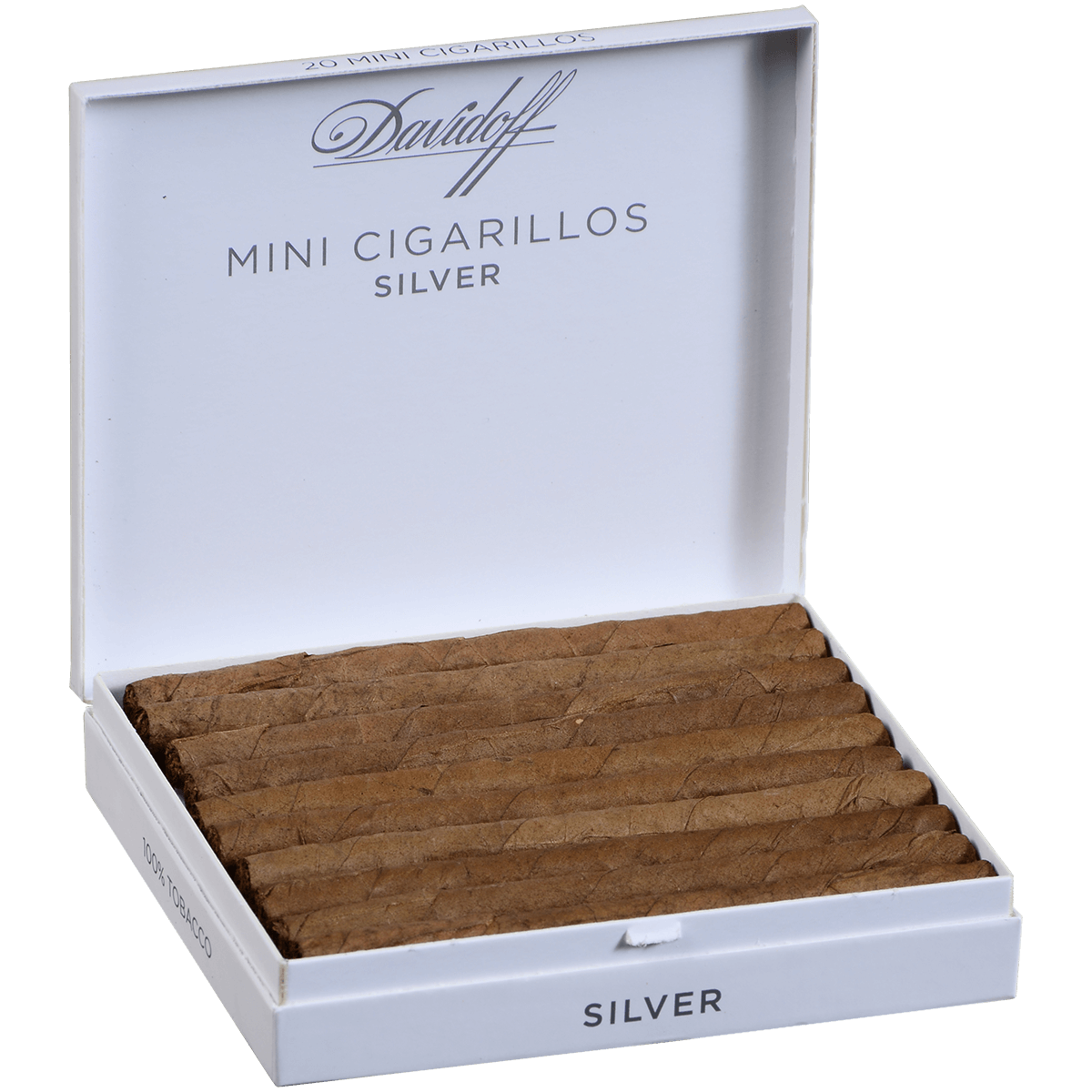 DAVIDOFF MINI CIGARILLO SILVER 5/20 PACKS 3.50X20