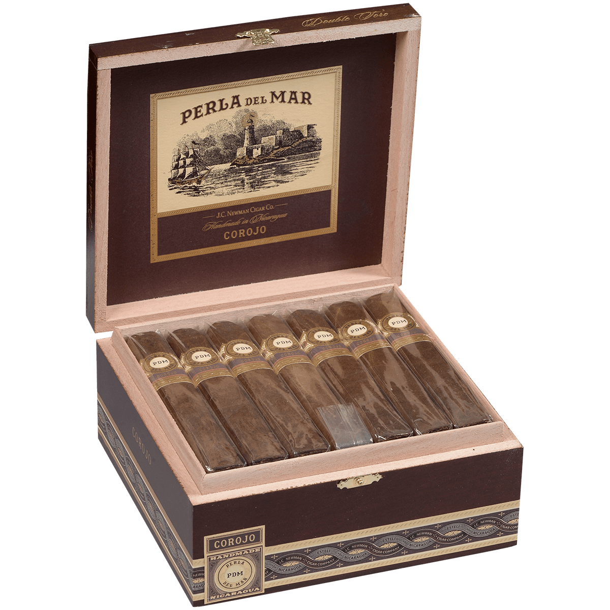 PERLA DEL MAR PERLA DOUBLE TORO COROJO 25 CT. BOX 6.00X60