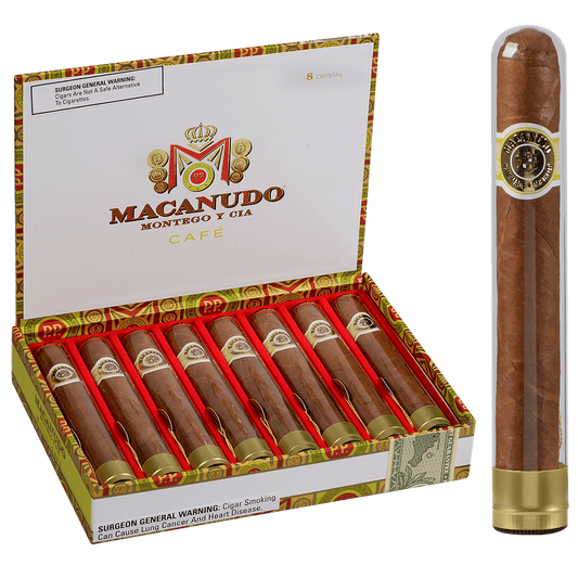 MACANUDO CAFE CRYSTAL 8 CT. BOX 5.50X50