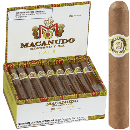 MACANUDO CAFE LORDS 25 CT. BOX 4.75X49
