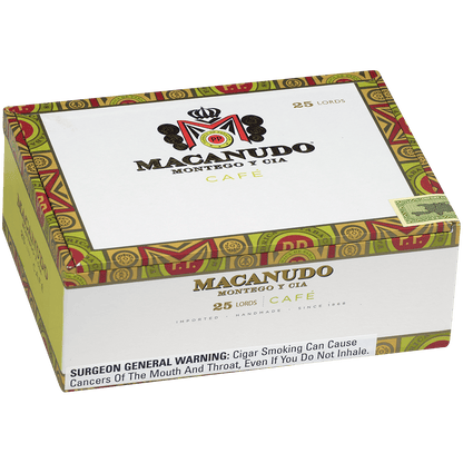 MACANUDO CAFE LORDS 25 CT. BOX 4.75X49
