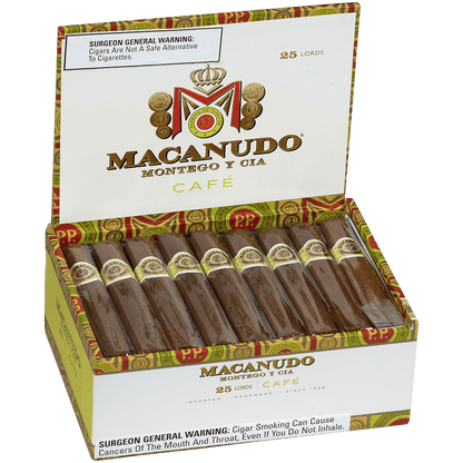 MACANUDO CAFE LORDS 25 CT. BOX 4.75X49