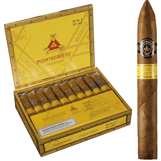 MONTECRISTO CLASSIC COLLECTION NO. 2 20 CT. BOX 6.125X52