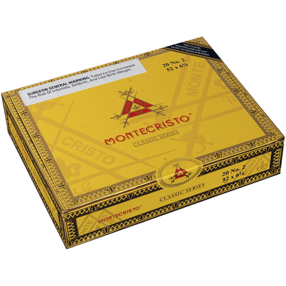 MONTECRISTO CLASSIC COLLECTION NO. 2 20 CT. BOX 6.125X52