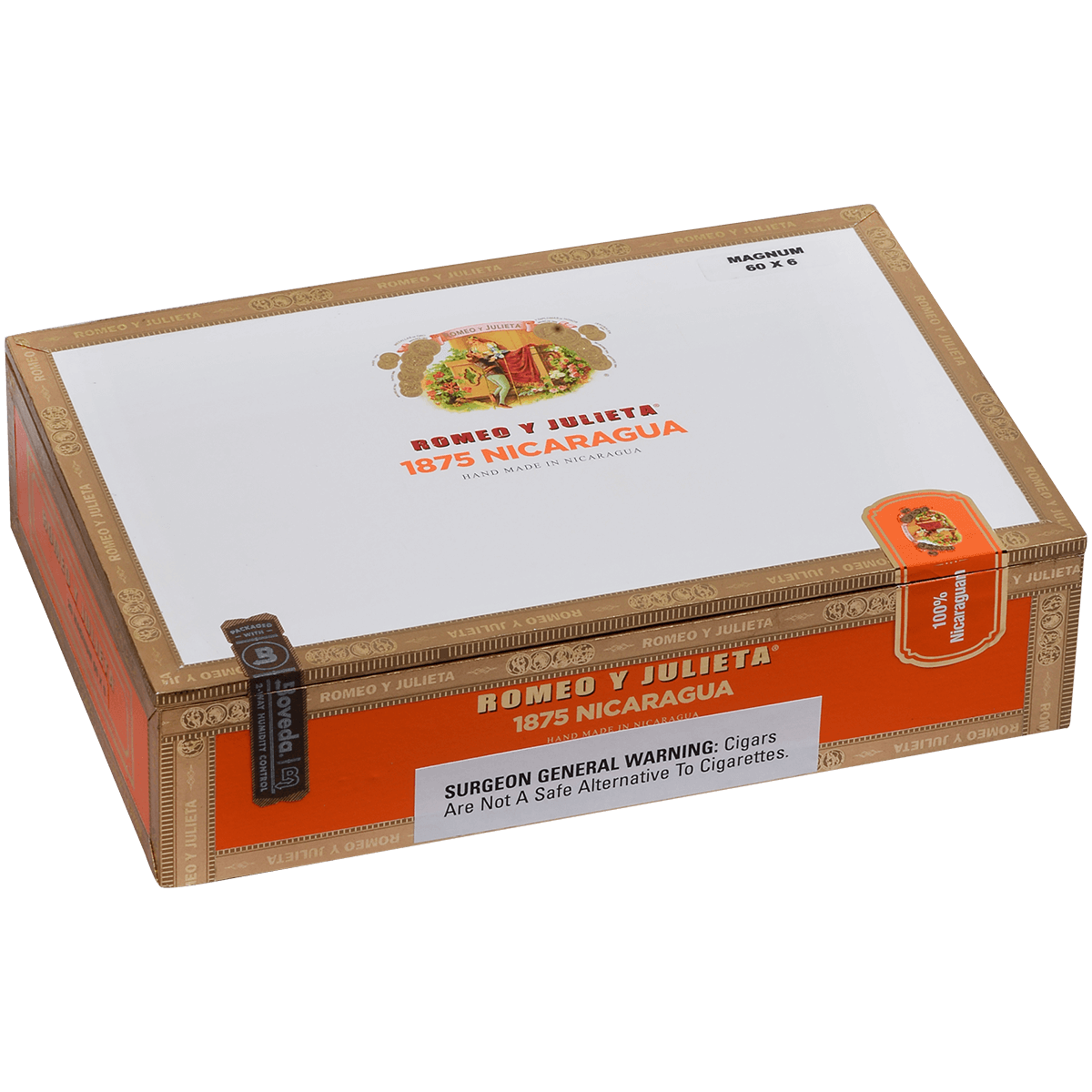 ROMEO Y JULIETA 1875 NICARAGUA MAGNUM 20 CT. BOX 6.00X60