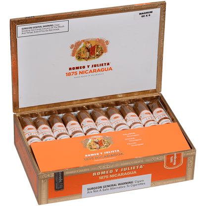 ROMEO Y JULIETA 1875 NICARAGUA MAGNUM 20 CT. BOX 6.00X60