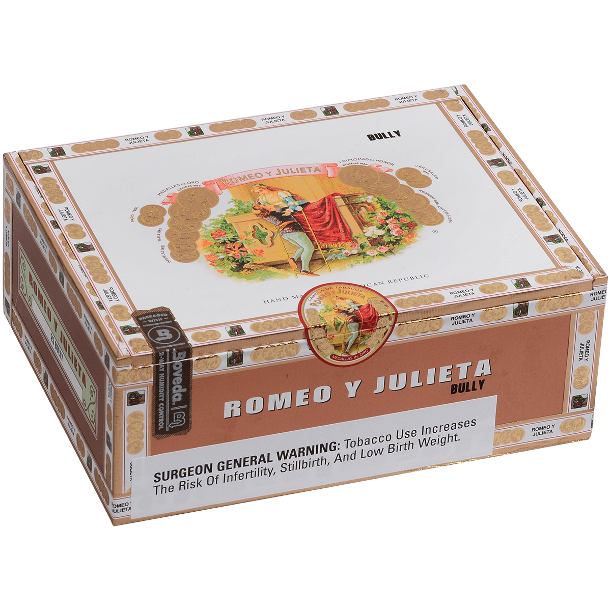 ROMEO Y JULIETA 1875 BULLY EMS 25 CT. BOX 5.00X50