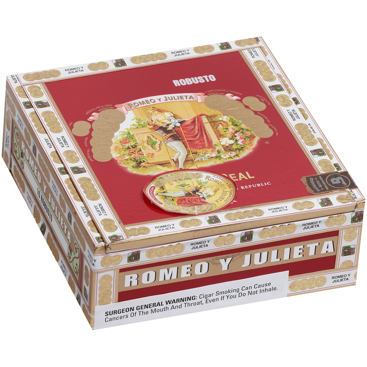 ROMEO Y JULIETA RESERVA REAL ROBUSTO 10 CT. BOX 5.00X52