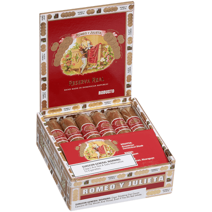 ROMEO Y JULIETA RESERVA REAL ROBUSTO 10 CT. BOX 5.00X52