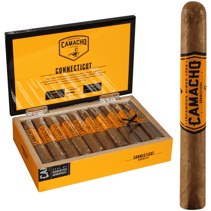 CAMACHO CONNECTICUT ROBUSTO 20 CT. BOX 5.00X50