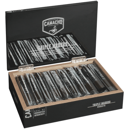 CAMACHO TRIPLE MADURO ROBUSTO 20 CT. BOX 5.00X50