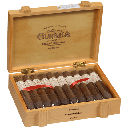 GURKHA CELLAR RESERVE 15 YR HEDONISM 20 CT. BOX 6.00X58