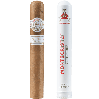 MONTECRISTO WHITE TORO GRANDE TUBE 15 CT. BOX 6.00X54