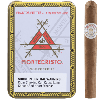 MONTECRISTO WHITE PRONTOS PETITES 5/6 TIN 4.00X33